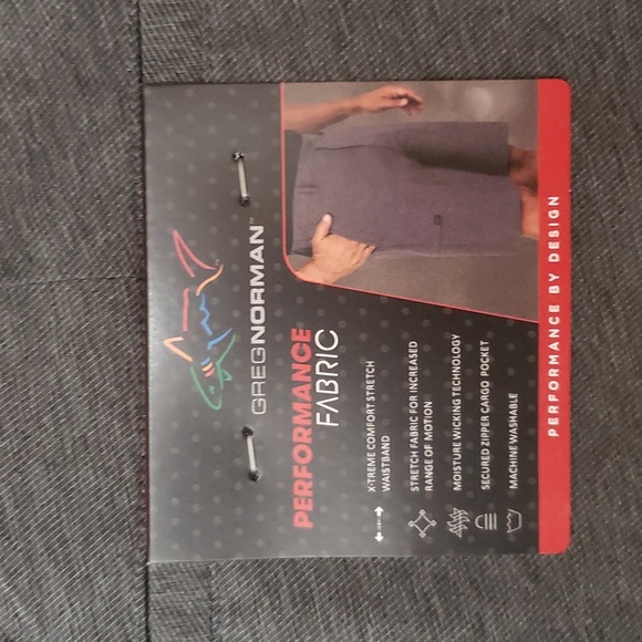 Greg Norman Charcoal Gray Shorts size 40 NWT - Picture 7 of 8